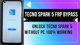 Tecno Spark 5 frp remove password without pc 100% working