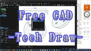 FreeCAD -TechDraw-で印刷を試してみた｜LENOVO P520 - Intel Xeon W-2275 - NVIDIA Quadro RTX 4000