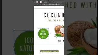 Introducing my latest creation: the label design for coconut oil bottle! #LabelDesign #GraphicDesign