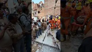 Delhi Mustafabad Building Collapse Update #news #disaster #buildingcollapsed #2025