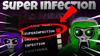 Checking out the game mode super infection in gorilla tag with @TheGOOFYMIDNIGHT 