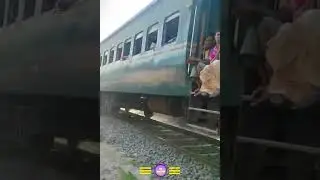 Dust storm at Rajshahi Commuter Rail Gate #short #train #video