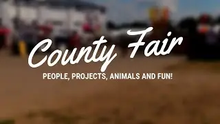 COUNTY FAIR |  People, projects, animals & fun!