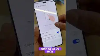 Honor 400 lite mobile phone Double tap to wake lock unlock honor400lite #honormobile  #shorts
