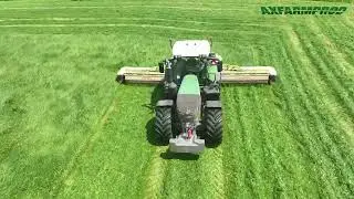 Fauchage en Fendt 936 G6 poste invers&eacute; & Claas 9400 duo - TB Agri