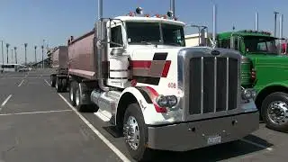 Jason Courville Trucking's Peterbilt 388 Transfer Dump Truck Walk-Around At Truckin' For Kids 2021