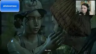 The Walking Dead New Frontier Clementine kiss *Reactions*