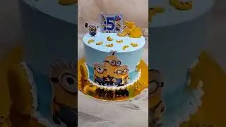 Minion Theme Cake #minions #trendingshorts #contentcreator #youtubeshorts #supportsmallbusiness