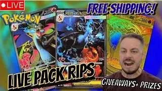 LIVE Pokemon OPENINGS ! TOP HITS = PRIZES ! BOUNTIES ! FREE SHIPPING!