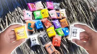 Looking for Alphabet A - Z with a Medical Bag on the Roof House! CLAY ASMR Videos