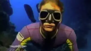 Pelizzari and Pipin, free diving together in 1991