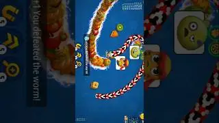 From Small to MONSTER WORM SNAKE 😈🐛 Full Power Gameplay!#WormSnake #GrowthGame #SatisfyingGameplay