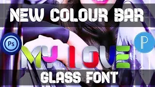 New Multiply Colour Glass Font In Android 2020- گلاس فونٹ والی فوٹو بنائیں موبائل میں. Sulehria