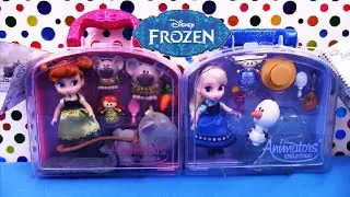 DISNEY FROZEN Mini Animators Collection Play Set Elsa Anna - Surprise Egg and Toy Collector SETC