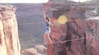 Queen of Slackline Round 1 - Emily Sukiennik