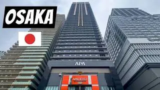 Osaka Japan | Apa Hotel Namba Ekimae Tower Tour | Silent Travel Vlog