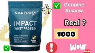 Is it worth It? Nackpro Impact Whey Protein Review 🤯 PRICE & TASTE ❌