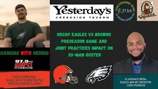 #Eagles vs Browns Preseason Game and Joint Practices Review: HWH 8-16-25