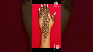 attractive mehndi designs #ytshorts