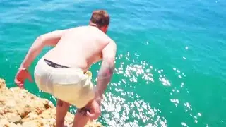 Jay Swingler Cliff Jump Goes Wrong