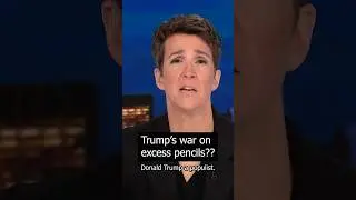 Trump's war on excess pencils?