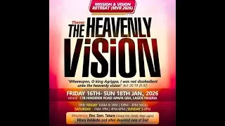 JCM MVR || 17/01/26 || MEN WITH HEAVENLY VISION