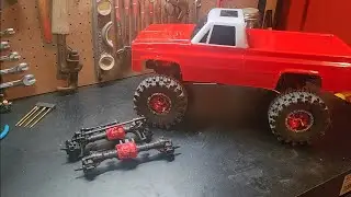 Redcat Gen7 body and tire change, redcat squarebody chevy!