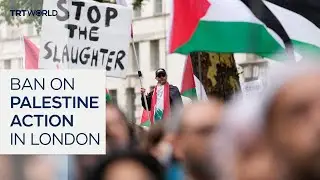 Protesters in London demand that the ban on the 'Palestine Action' group be lifted