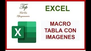 Excel. Macro para agregar imágenes en una tabla.