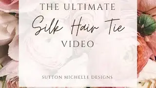 How to put in and take out a Silk Hair Tie.
