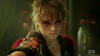 INTO THE BADLANDS---THE DARK ONES DEFEND PILGRIM AND THE WIDOW FROM CHAU AND HIS NINJAS---HD