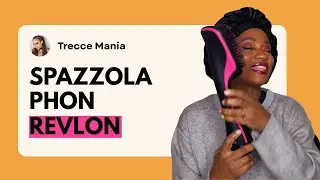 Spazzola Revlon su capelli ricci afro - prima delle #treccine