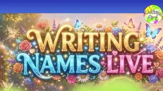🔴LIVE  | writing subscribers names ✍️ |  | name writing live
