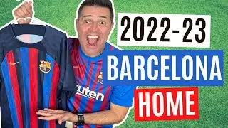 🔥 BAR&Ccedil;A OLYMPIC JERSEY 👏🏼 Nike 2022-23 FC Barcelona Home Shirt - Review + Unboxing
