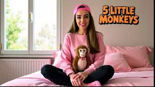 INTERACTIVE 5 LITTLE MONKEYS SONG | 🐵  Christian Learning for Toddlers & Preschoolers