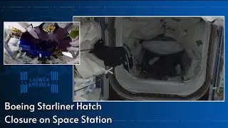 Boeing Starliner hatch closure