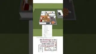 Beliebige Sichten abspeichern! #architecture #3DVisualisierung #homedesign #home #cad #cadsoftware