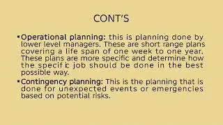 THE MANAGEMENT FUNCTIONS