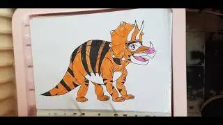 Vicki Hester (Me) The Triceratops In The Tigger Bodypaint Tribute