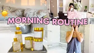 DAY IN THE LIFE | Work from Home Routine + Morning Skincare Routine to Prevent Against Aging ☀