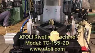 TC-155-2D  ATOLI Two Spindle Riveting machine
