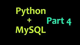 MySQL Database with Python Tutorial Part 4 - Inserting Variables as Data