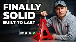 Strong, Solid, Stable! - BIG RED Jack Stand Review | link in Description👇