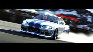 Forza 6 - Nissan GT-R R34 Skyline FF - Drifting For Paul
