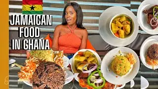 LIVING IN GHANA | I TRIED JAMAICAN FOOD FOR THE FIRST TIME IN GHANA