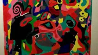 Abstract Painting 'Fluid Motion'