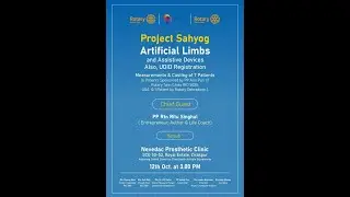 Sahyog Artificial Limbs Project - plaster casts / measurements taken on 12th October 2023