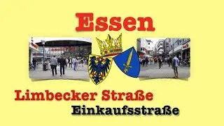 Essen - Limbecker Stra&szlig;e - Die Einkaufsstra&szlig;e, die zum Einkaufszentrum Limbecker Platz f&uuml;hrt