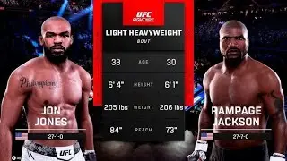 Rampage Jackson Vs Jon Jones UFC #ufcfighter 