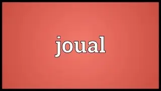 Joual Meaning